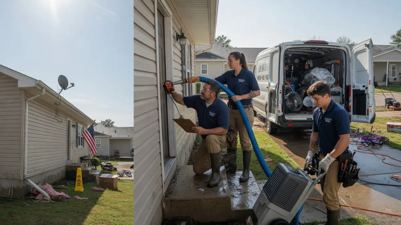 Ceiling Water Damage Restoration in Beulah, WY near me